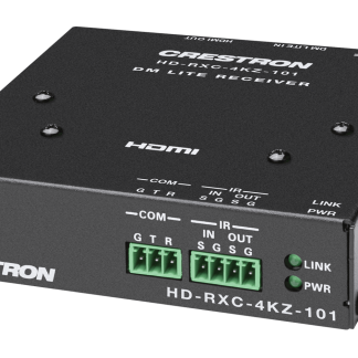 Crestron HD-RXC-4KZ-101 DM Lite 4K60 4:4:4 Receiver for HDMI®, RS-232, and IR Signal Extension over CATx Cable