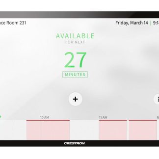 Crestron TSW-770-GV-B-S 7 in. Wall Mount Touch Screen - Government Version (Black, Smooth)