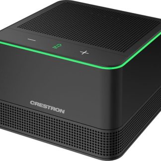 Crestron UC-AUDIO-POD-B-DR1 Crestron Flex Pod Wireless Speaker and Microphone (Black)