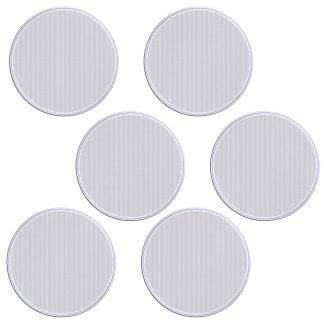 Biamp Desono SPA-GHH500 High Humidity Grille, White, 6-pack (DX-IC8) - 909000