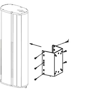 Biamp Desono E200-UMK ENTASYS 200 Universal Mounting Kit (White) - 911000
