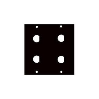 Middle Atlantic Four 3/8" BNC Shell Punchout Panel - 3/8BNC4