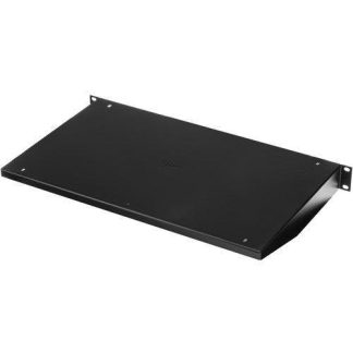 Middle Atlantic U1 Double Space Rack Shelf - Black Powder Coat