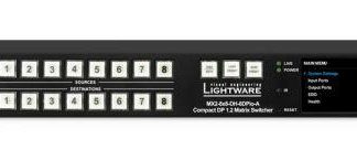 Lightware MX2-8x8-DH-8DPio-A MX2 Series Full 4K Matrix Switcher with DisplayPort Input and Output Ports - 91310072