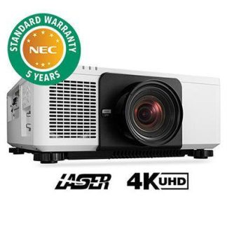 NEC 10,000-lumen 4K UHD Professional Installation Laser Projector (White) - NP-PX1005QL-W - (Discontinued)