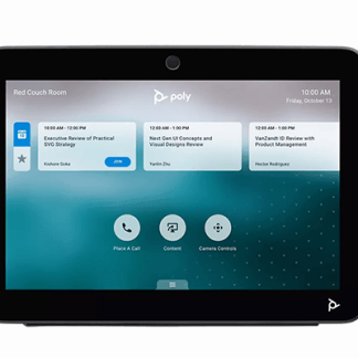 HP POLY TC10 Touch Control Video-Conferencing Device (White) - 875J5AA#AC3