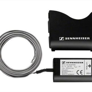 Sennheiser DC 2 DC power adapter, for EW bodypack transmitter and receiver from series ew G3 and ew G4, power supply 12 VDC - 009827