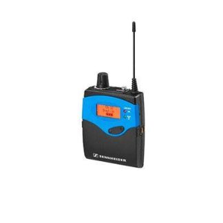 Sennheiser EK 1039-AW+ TourGuide bodypack receiver, analog, 32-channel, 3.5mm jack, blue faceplate, includes battery BA 2015, frequency range: AW (470 -558 MHz) - 508639