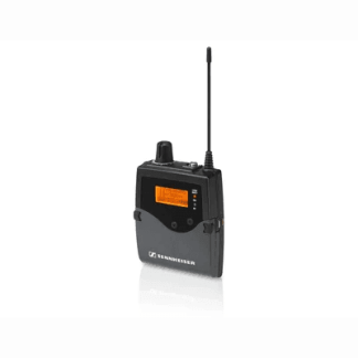 Sennheiser EK 2000 IEM-AW+ Bodypack receiver, HDX, adaptive diversity, stereo, charging contacts, 2x Mignon, includes earpiece IE 4, frequency range: AW+ (470-558 MHz) - 508645