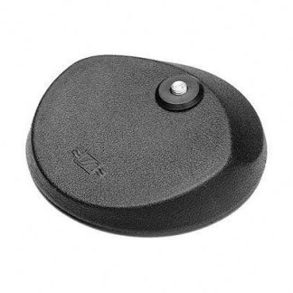 Sennheiser MZT 100-0 Heavy duty round table stand with skid-resistant rubber base, fits any 3/8 in threaded microphone clamp (3 lbs) - 001883
