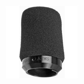 Shure A2WS-BLK Black Locking Foam Windscreen for 545 Series, SM57