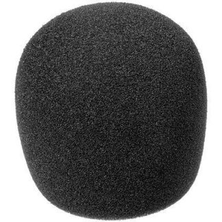 Shure A58WS-BLK Black Foam Windscreen for All Shure Ball Type Microphones