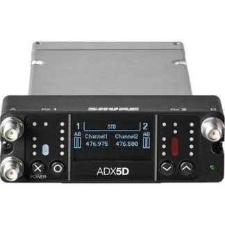 Shure ADX5DUS Digital Dual-Channel Slot-Mount Wireless Receiver