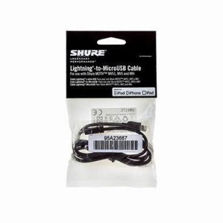 Shure AMV-LTG 1m microB to Lightning cable