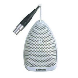Shure MX391W Microflex Condenser Boundary Microphone (White)