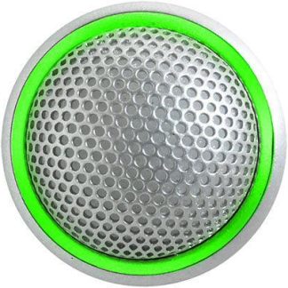 Shure MX395AL/O-LED Microflex Low-Profile Omnidirectional Boundary Microphone with Logic-Control LED for Installs (Silver)