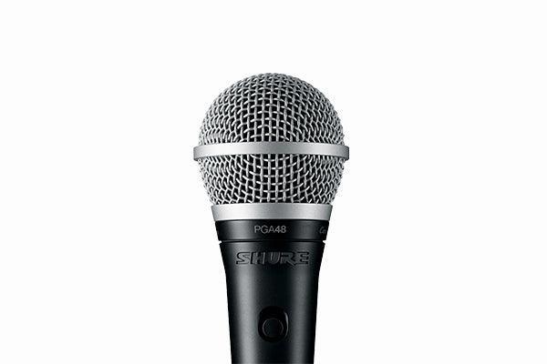 Shure PGA48-QTR Cardioid dynamic vocal microphone - XLR-QTR cable