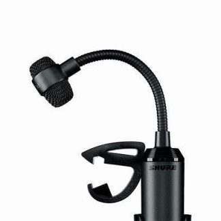 Shure PGA98D-XLR Cardioid condenser gooseneck drum microphone - AP98DM drum mount, XLR-XLR cable