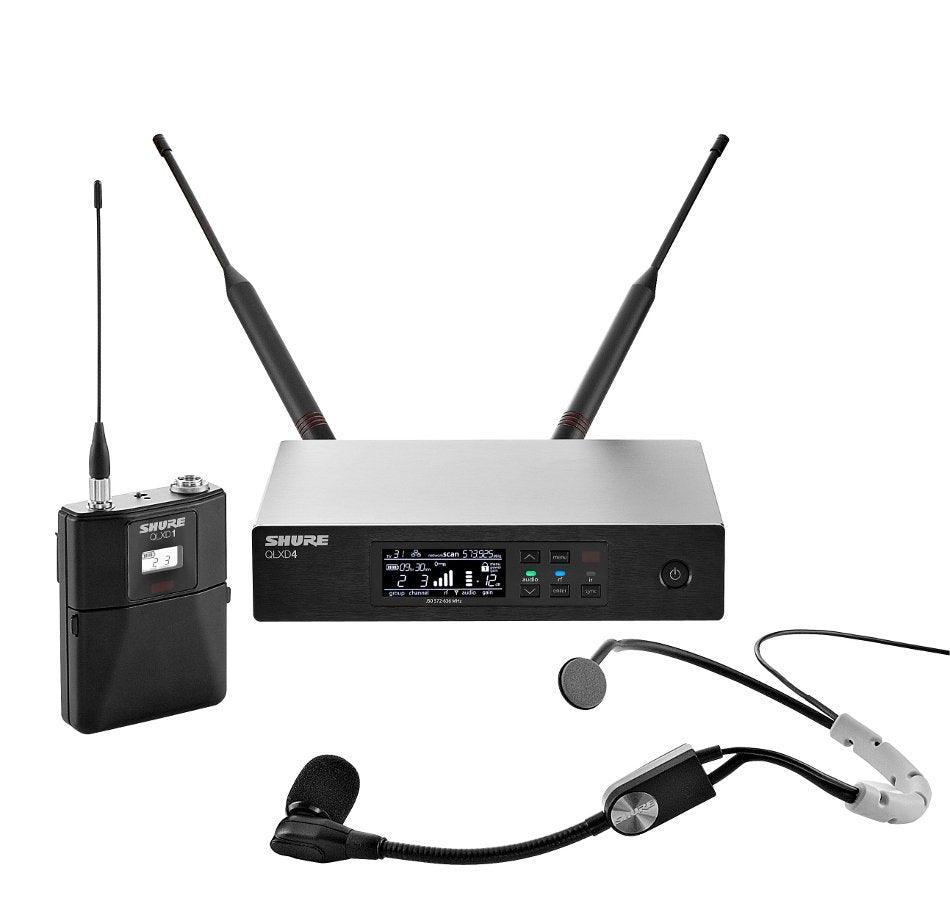 Shure QLXD14/SM35 QLX-D Series Single-Channel Digital Wireless Mic System with SM35 Headset -