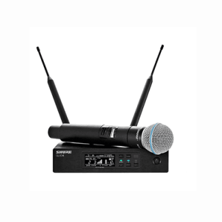 Shure QLXD24/B58 QLX-D Series Single-Channel Digital Wireless Mic System with Beta 58A Handheld