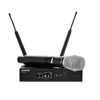 Shure QLXD24/B87A QLX-D Series Single-Channel Digital Wireless Mic System with Beta 87A Handheld