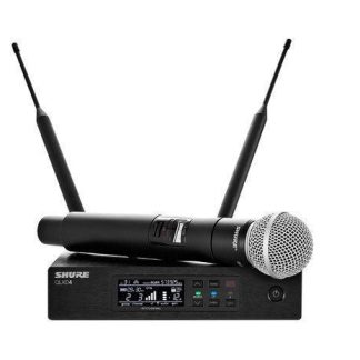Shure QLXD24/SM58 QLX-D Series Single-Channel Digital Wireless Mic System with SM58 Handheld