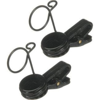 Shure RK183T1 Single Mount Tie-Clips for MX183, MX184, MX185, WL183, WL184, and WL185 (Contains Two)
