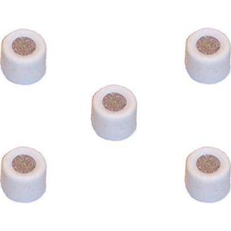 Shure RPM218 Filtered Protective Mid Boost Cap for WL50W, White with Silver Top (Contains Five)
