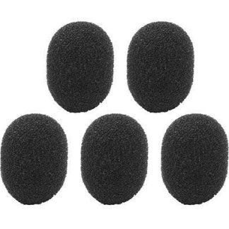 Shure RPM304 Black Foam Windscreens for MC50B, WL50, WL51 and BETA 53 (Contains Five)
