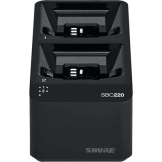 Shure SBC220-US 2 Bay Networked Docking Station