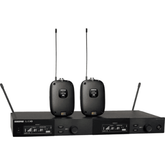 Shure SLXD14D Dual Combo System with (2) SLXD1 Bodypacks and SLXD4D Receiver