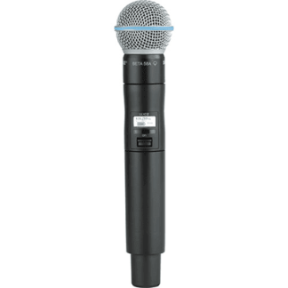 Shure ULXD2-B58 Digital Handheld Wireless Microphone Transmitter with Beta 58A Capsule - (J50A: 572 to 608 + 614 to 616 MHz)