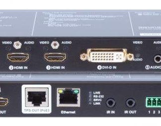 Lightware SW4-TPS-TX240-Plus TPS (HDBaseT™) switcher and transmitter for DisplayPort, HDMI and DVI with local monitor out -  91540065