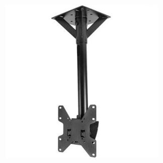 Sunbrite - SB-CM-T-M-BL Ceiling Mount with tilt for TVs 22" to 43" and includes 18" fixed pole