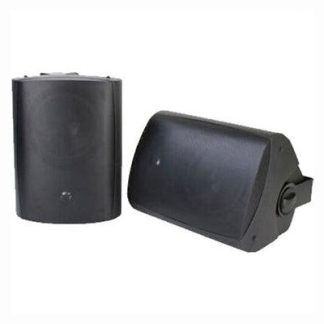 Sunbrite - SB-AW-6-BLK 6.5" Outdoor Surface Mount Speakers - Pair