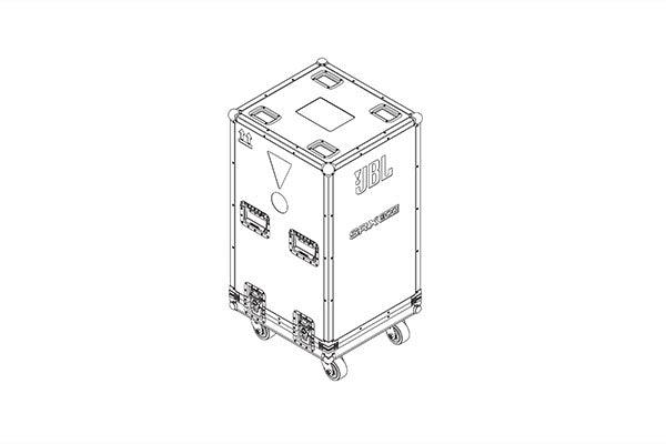 JBL JBL-P3311MX Flight Case for (4) SRX906LA