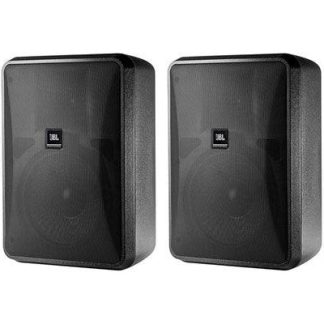 JBL CONTROL 28-1L High Output Indoor/Outdoor Background/Foreground Speaker (Pair, Black)