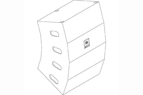 JBL JBL-P3237MX Vertical Transporter Cover for (4) SRX910LA