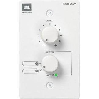 JBL JBLCSR2SVWHTV Wall-Mounted Remote Control for CSM Mixers (White)