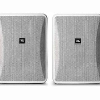 JBL CONTROL 28-1L-WH High Output Indoor/Outdoor Background/Foreground Speaker (Pair, White)