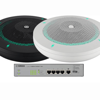 Yamaha ADECIA Tabletop Microphone and Network Switch Solution