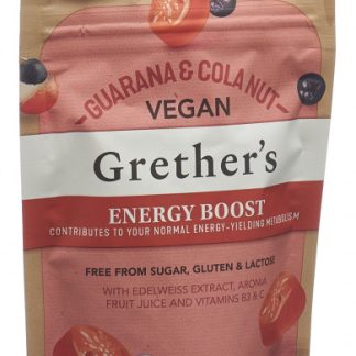 Grethers Energy Boost Aronia Pastillen vegan Btl 45 g