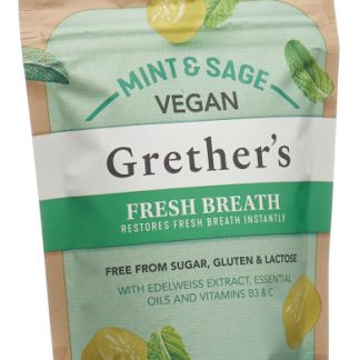 Grethers Fresh Breath Minze Salbei Pastillen vegan Btl 45 g