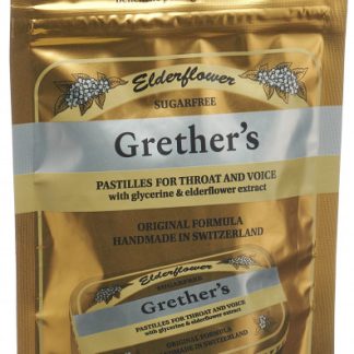 Grethers Elderflower Pastillen ohne Zucker Btl 110 g