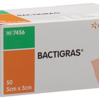 Bactigras Gazeverband 5cmx5cm 50 Btl