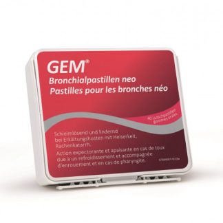 GEM Bronchialpastillen neo 40 Lutschpastillen