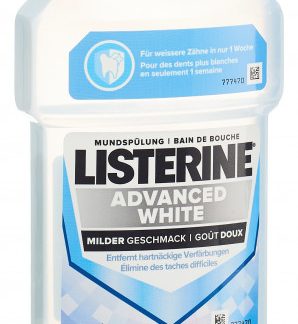 Listerine Advanced White Mild Fl 500 ml