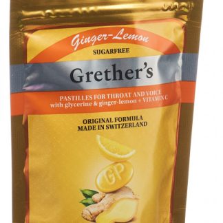 Grethers Ginger Lemon Vitamin C Pastillen ohne Zucker Btl 75 g