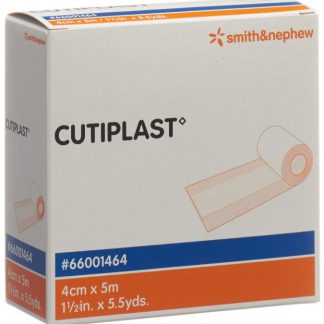 Cutiplast Meterware Vliesstoffverband 4cmx5m weiss 1 Stück