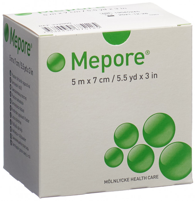 Mepore Wundverband 7cmx5m unsteril Rolle